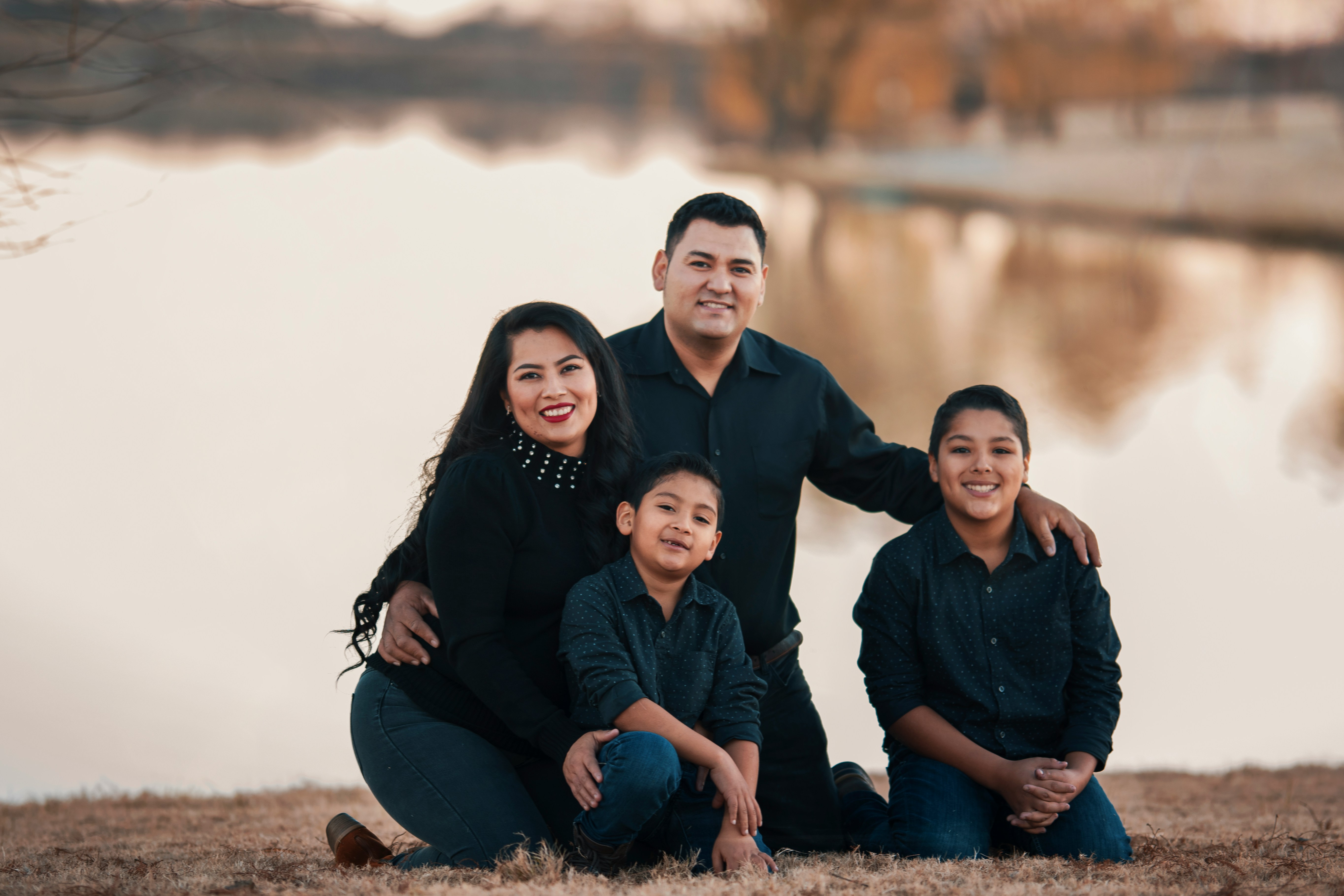 Family enjoying time together